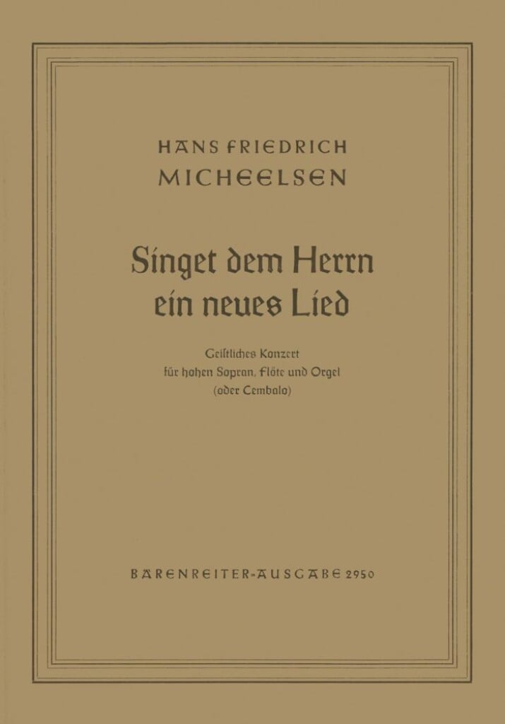 Singet dem Herrn